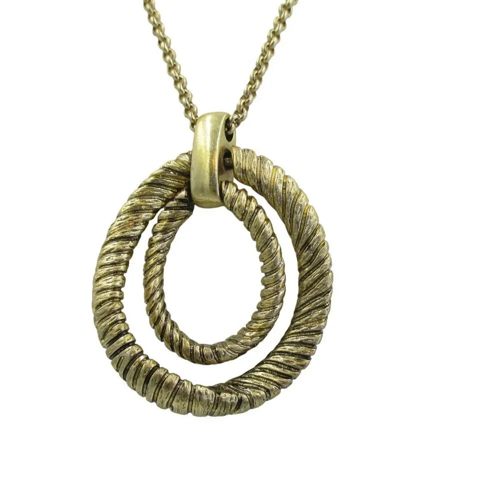 Chico's Gold Tone Adjustable Necklace Art to Wear NEW $49 - Picture 6 of 10